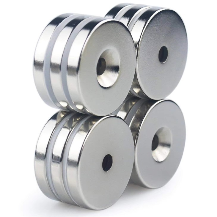 Countersunk Hole Neodymium Magnet factory